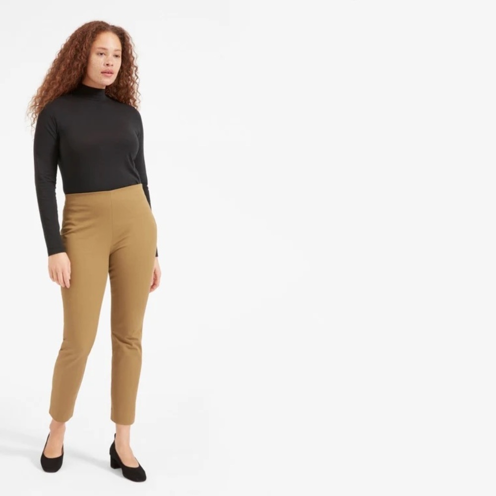 Everlane side‎ zipper khaki cropped pants size 00